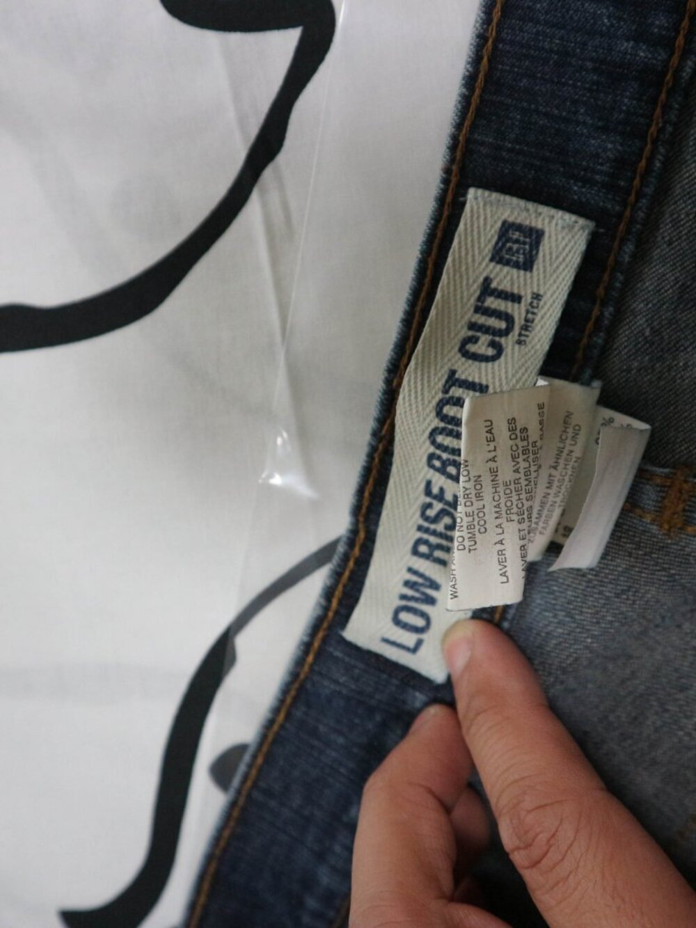 Gap Low Rise Boot Cut Denim Jeans Faded Womens Size 12 - Picture 11 of 11